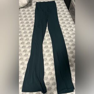 Aerie Dark Teal Flare Crossover Flares